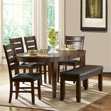 Oxford Creek Albany 6 Piece Oval Shape Dining Set - Home - Furniture ...