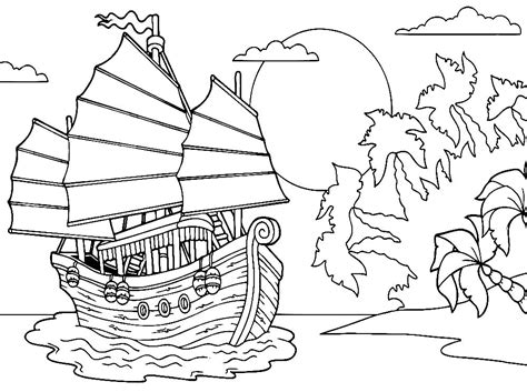 Water transport coloring pages download and print for free