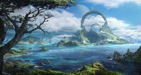 Breathtaking fantasy artwork created by designer Luka Mivsek #landscape ...