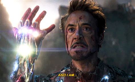 'I am inevitable...I am Iron Man' -Avengers: Endgame (2019) - Avengers ...