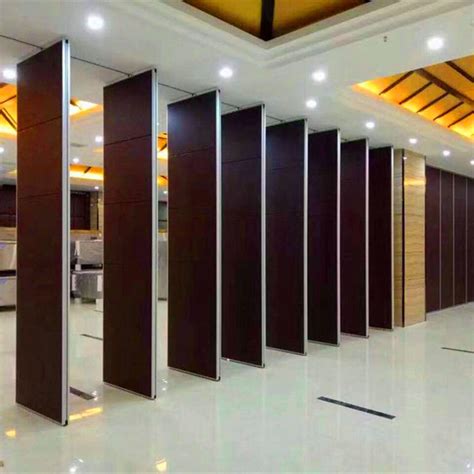 Sound Proof Movable Partition Wall , Operable Sliding Folding Wall ...