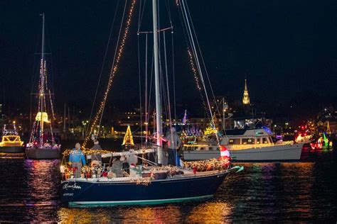 Illuminated Boat Parade in Newport Brings Holiday Spirit to Life