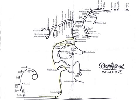 Amusement Authority: Dollywood Vacations Map