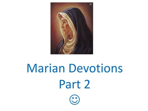 Marian devotions 2 | PPT