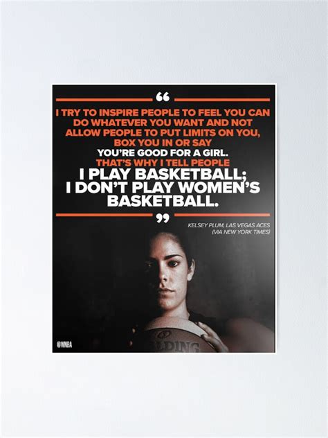 "Kelsey plum quotes " Poster for Sale by Zastizy | Redbubble