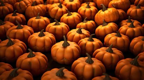 Premium Photo | Halloweenthemed background full of pumpkins