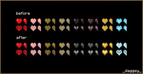 Detailed Hearts Minecraft Texture Pack