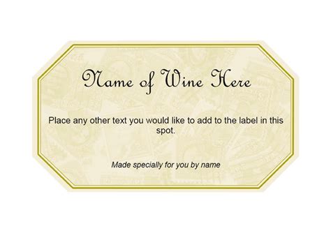 40 FREE Wine Label Templates (Editable) - TemplateArchive