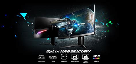 Introducing the New 4K Gaming Monitor- Optix MAG321CURV