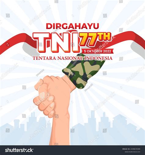 Dirgahayu Tni Indonesians Army Stock Vector (Royalty Free) 2199674399 ...