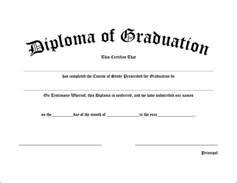 High School Graduation Diploma | Gradshop