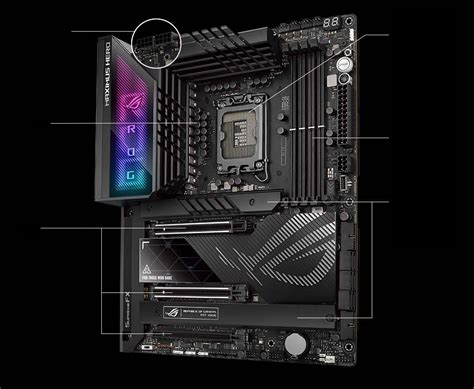 Asus Rog Maximus Z790 Hero Lga 1700 Atx Motherboard Rog Maximus Z790 ...