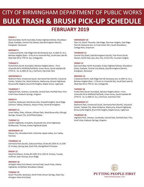 Public Works announces new trash pick-up schedule for February « The ...