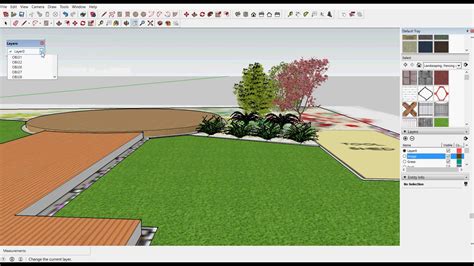 Use the free version of SketchUp to model landscape designs created in ...