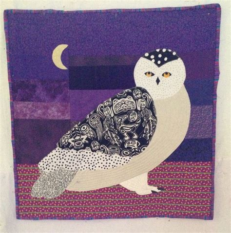 Quilting and a Snowy Owl | Childrens art projects, Snowy owl, Owl