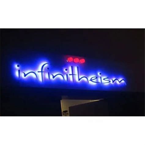 Neon Outdoor LED Sign Board, Shape: Rectangle at ₹ 1200/square feet in ...