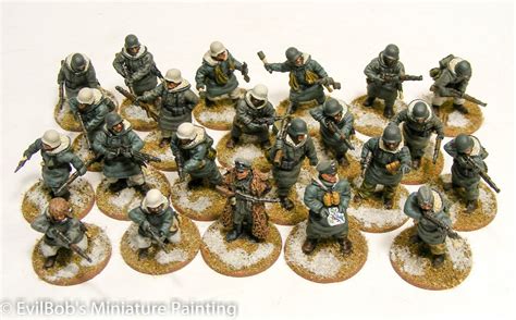 Evil Bob's Miniature Painting: 28mm WWII Winter Germans