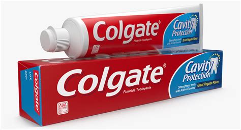 Colgate toothpaste box tube model - TurboSquid 1341311