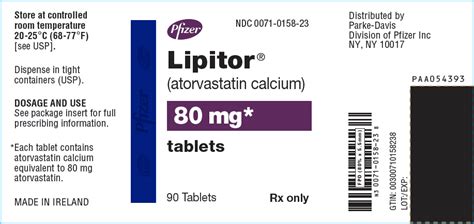 NDC 0071-0155 Lipitor Atorvastatin Calcium