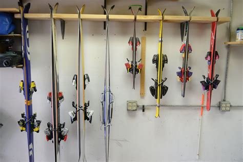 DIY Garage Ski Rack - Organize Your Skis Easily