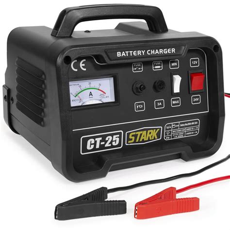 Stark 25A Battery Charger & Maintainer Fully Automatic for 12/24V ...