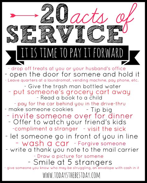 Pay It Forward - SERVICE CHALLENGE | Today's the Best Day