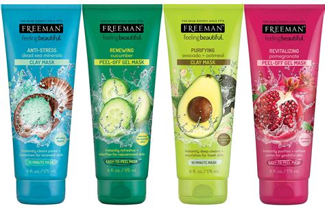 Freeman Beauty Facial Mask Variety Bundle for Skin Care, Peel Off Face ...