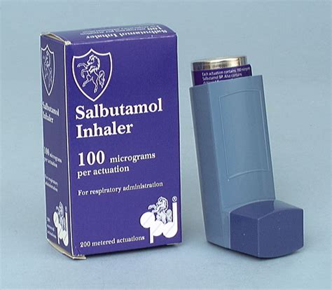 AES010 : Salbutamol Inhaler 0.1mg metered dose ( x 200 doses)