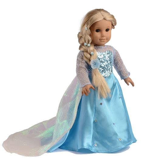 Amazon: Elsa Sparkle Dress for American Girl Dolls Only $18.97 Shipped ...