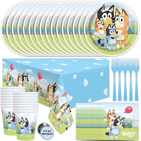 Buy Unique Bluey Birthday Party Supplies | Bluey Party Supplies | Bluey ...