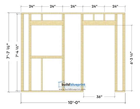 8x10 Lean To Shed Plans - Build Blueprint