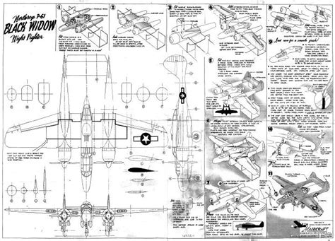 NORTHROP P-61 BLACK WIDOW - AMA - Academy of Model Aeronautics