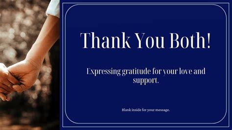 Expressing Gratitude: Crafting the Perfect 'Thank You Both' Message for ...