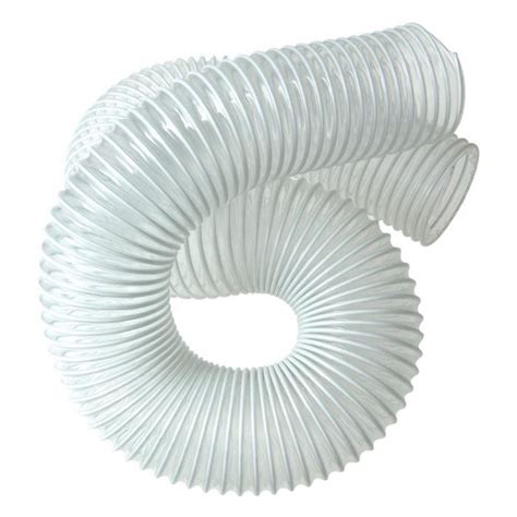 Clear Flexible Plastic Hose - 5 inch dia - 1 meter length