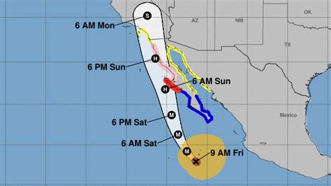 Hurricane Hilary is headed to California. See the path, impact ...