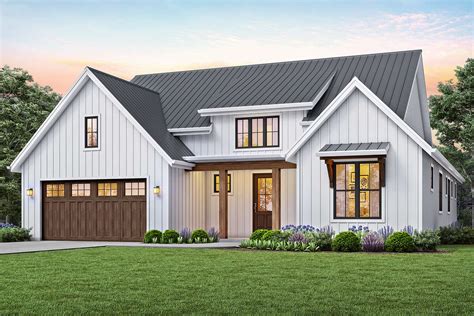 Modern Farmhouse Plan: 1,878 Square Feet, 3 Bedrooms, 2 Bathrooms ...