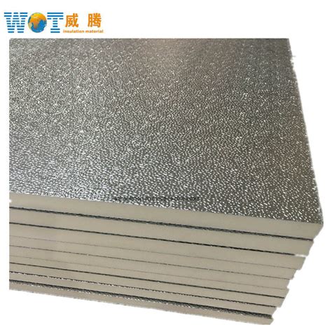 Thermal Insulation Polyurethane Foam Board with Aluminum Foil Coat ...