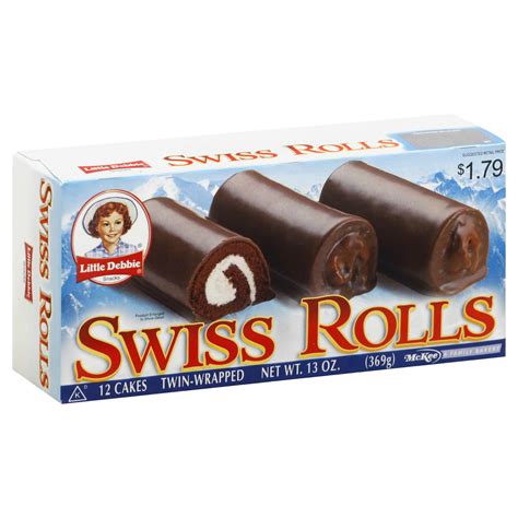 Little Debbie Swiss Rolls, 12 cakes [13 oz (369 g)]