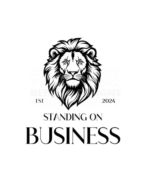 Standing on Business SVG PNG JPG Digital Download - Etsy