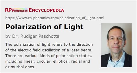 Polarization of Light