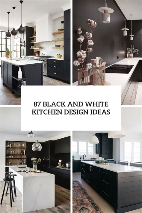 Kitchen Design White Cabinets Black Appliances