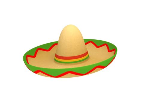 3D model Mexican Hat VR / AR / low-poly | CGTrader