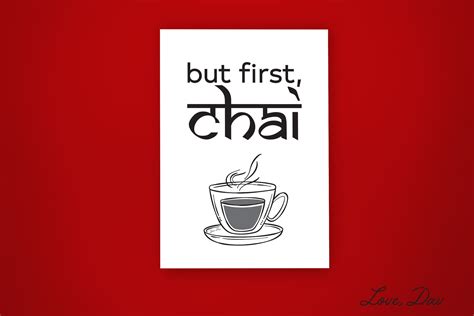 But First, Chai Poster Chai Tea Wall Art Instant Download - Etsy Australia