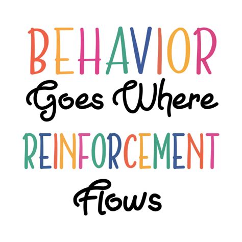 Behavior Goes Where Reinforcement Flows - Behavior Goes Where ...