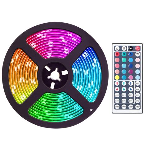 TSV 16.4 feet 300 LED RGB Muliticolor Changing RGB LED TV Backlight ...