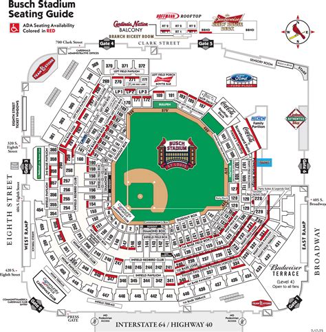 Busch Stadium Seating Chart With Rows And Seats – Two Birds Home