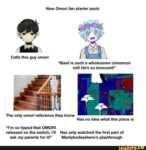 New Omori fan starter pack: Calls this guy omori "Basil is such a ...