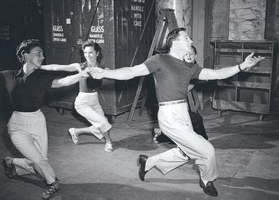 Gene Kelly rehearsing with Debbie Reynolds, Jeanne Coyne and Carol ...