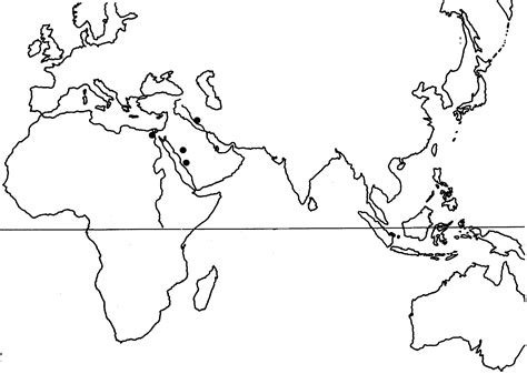 Outline Map Of The Arab World - United States Map