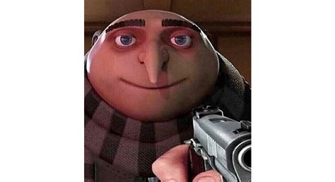 Gru with a gun Blank Template - Imgflip